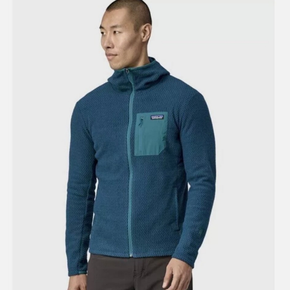 Patagonia Blue Hooded Jacket